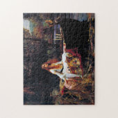 Lady of Shallot op boot Waterhouse Art Puzzel Legpuzzel (Verticaal)