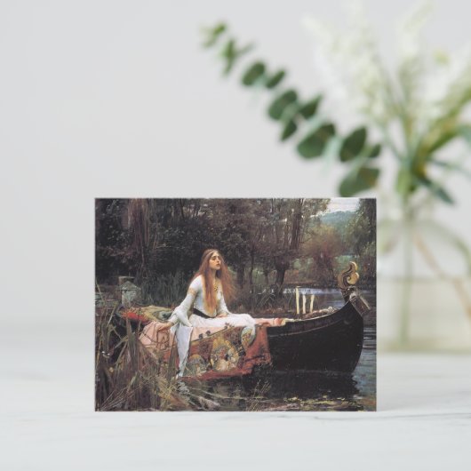 Lady of Shalott Briefkaart (Staand voorkant)