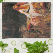 Lady of Shalott John William Waterhouse Theedoek (Gevouwen)