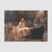 Lady of Shalott John William Waterhouse Tissuepapier (Voorkant)