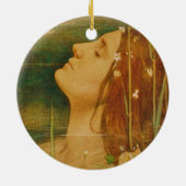 Lady of Shalott Keramisch Ornament (Achterkant)