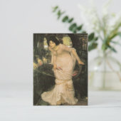 LaDY oF SHaLOTT LoOKiNG aT LaNCELoT Briefkaart (Staand voorkant)