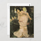 LaDY oF SHaLOTT LoOKiNG aT LaNCELoT Briefkaart (Voorkant / Achterkant)