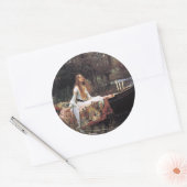 Lady of Shalott Ronde Sticker (Envelop)