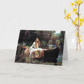 Lady of Shalott Wenskaart Kaart (Gele Bloem)