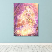 Lady of the Forest Fantasy Art Canvas Print (Insitu (Houten vloer))