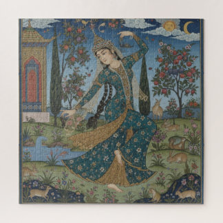 Lady of the Garden - Medieval Grace in Bloom Legpuzzel