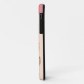 LADY OF THE MOON with FLOWERS IN PINK Case-Mate iPhone Case (Achterkant/links)