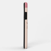 LADY OF THE MOON with FLOWERS IN PINK Case-Mate iPhone Case (Achterkant/rechts)