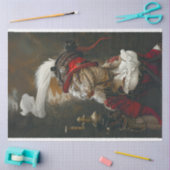 Lady of the Night Alligator Decoupage Tissuepapier (Craft)