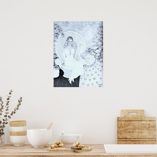    Lady of Tranquility Poster (Keuken)