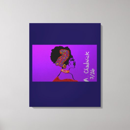 Lady of Wisdom and Vitality Canvas Afdruk (Voorkant)