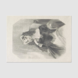 Lady Olivia Black en White Tissue Paper Tissuepapier