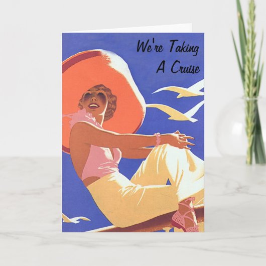 Lady On a Cruise Kaart (Voorkant)