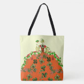 LADY ORANGE EN KLAVERTJE DRIE St. Patrick's Day-fe Tote Bag (Voorkant)