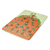 LADY ORANGE EN KLAVERTJE VIER Dagen St. Patrickfee Badmat (Gekanteld)