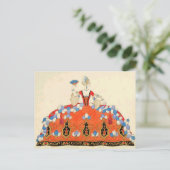 LADY ORANJE MODE COSTUME DESIGNER MAKEUP ARTIST BRIEFKAART (Staand voorkant)