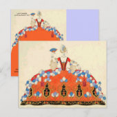 LADY ORANJE MODE COSTUME DESIGNER MAKEUP ARTIST BRIEFKAART (Voorkant / Achterkant)