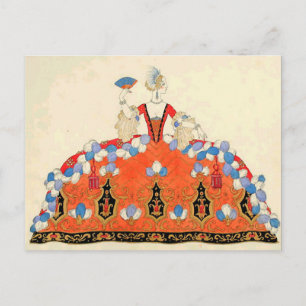 LADY ORANJE MODE COSTUME DESIGNER MAKEUP ARTIST BRIEFKAART