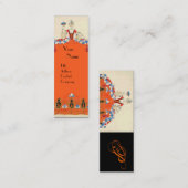 LADY ORANJE MODE COSTUME DESIGNER MAKEUP ARTIST MINI VISITEKAARTJE (Voorkant / Achterkant)