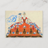 LADY ORANJE MODE COSTUME DESIGNER MAKEUP ARTIST VISITEKAARTJE (Achterkant)