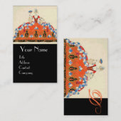 LADY ORANJE MODE COSTUME DESIGNER MAKEUP ARTIST VISITEKAARTJE (Voorkant / Achterkant)