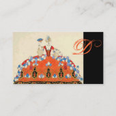 LADY ORANJE MODE COSTUME DESIGNER MAKEUP ARTIST VISITEKAARTJE (Achterkant)