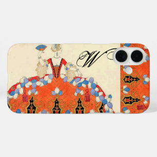 LADY ORANJE MODE COSTUME DESIGNER MONOGRAM iPhone 16 PLUS HOESJE