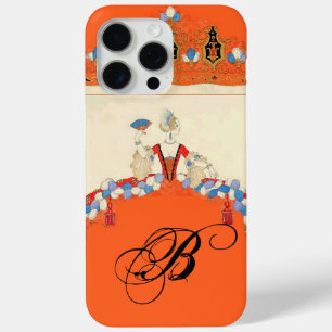 LADY ORANJE MODE COSTUME DESIGNER MONOGRAM iPhone 15 PRO MAX HOESJE