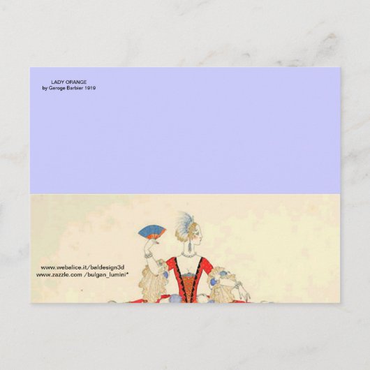 LADY ORANJE / TROUWFEEST SAVE THE DATE MONOGRAM AANKONDIGINGSKAART (Achterkant)