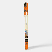 LADY ORANJE ZWARTE ZWEMMELEN/MODE COSTUME DESIGNER Case-Mate iPhone CASE (Achterkant / Links)