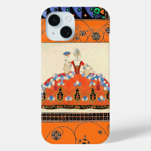 LADY ORANJE ZWARTE ZWEMMELEN/MODE COSTUME DESIGNER iPhone 15 CASE