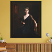 Lady Orr-Lewis van Philip Alexius de László Canvas Afdruk (Insitu (Woonkamer))