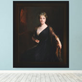 Lady Orr-Lewis van Philip Alexius de László Canvas Afdruk (Insitu (Houten vloer))