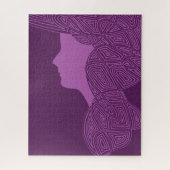 Lady Paars Legpuzzel (Verticaal)