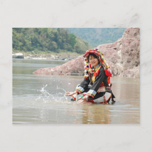 Lady Padaung Briefkaart