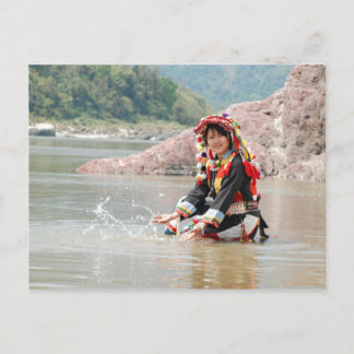 Lady Padaung Briefkaart
