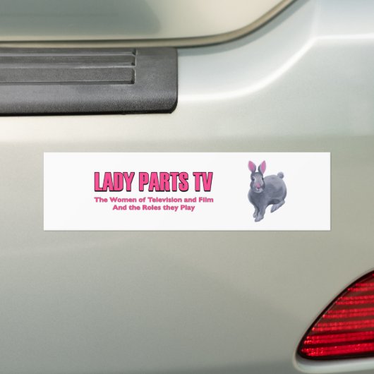 Lady Parts TV Bumpersticker (Op auto)