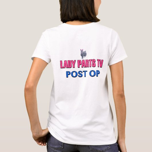 Lady Parts TV Post op #KeeptheFaith T-shirt (Achterkant)