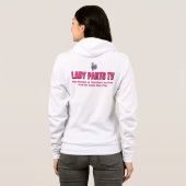Lady Parts TV Zippered Hoodie (Achterkant volledig)