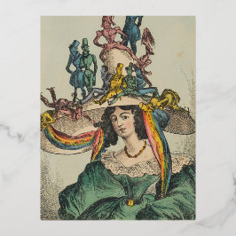 Lady - Party Pet Folie Feestdagen Briefkaart