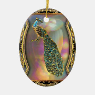 Lady Peacock Keramisch Ornament