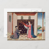 Lady Philosophy biedt Boethius wings aan Briefkaart (Voorkant / Achterkant)