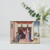 Lady Philosophy biedt Boethius wings aan Briefkaart (Staand voorkant)