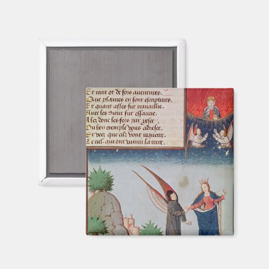 Lady Philosophy leidt Boethius in vlucht Magneet (Voorkant / Achterkant)