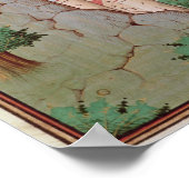 Lady Philosophy leidt Boethius in vlucht Poster (Hoek)