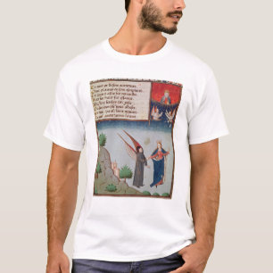 Lady Philosophy leidt Boethius in vlucht T-shirt