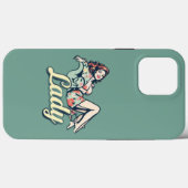 Lady Pin-Up Art iPhone 13 Pro Max Hoesje (Achterkant (horizontaal))
