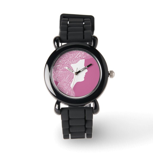 Lady Pink Horloge (Voorkant)