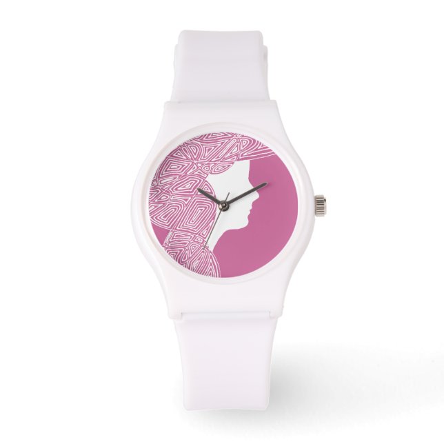 Lady Pink Horloge (Voorkant)
